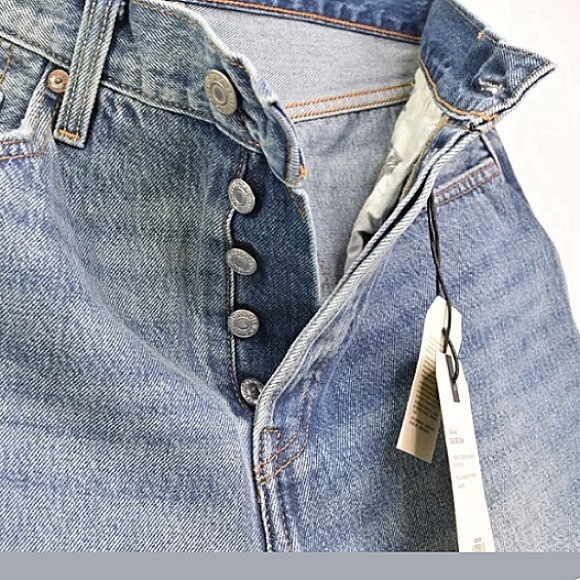 Levis Womens 501 Selvedge Jeans - Picture 8 of 8